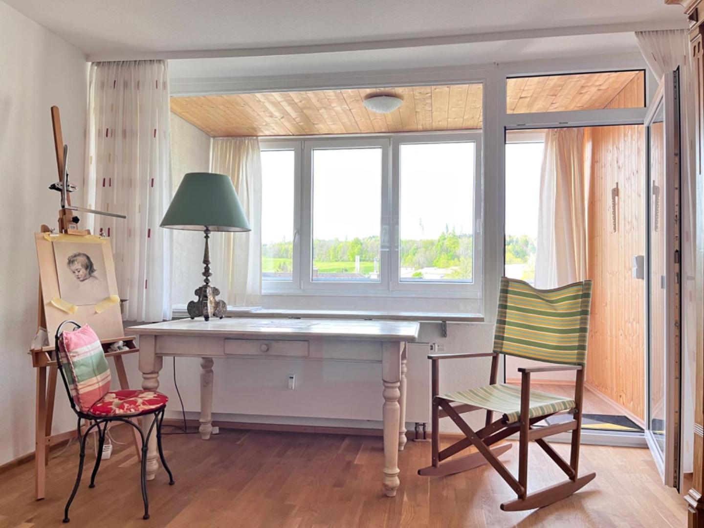 Grosszuegige Wohnung, Bergblick, Vintage Sonthofen Exterior foto